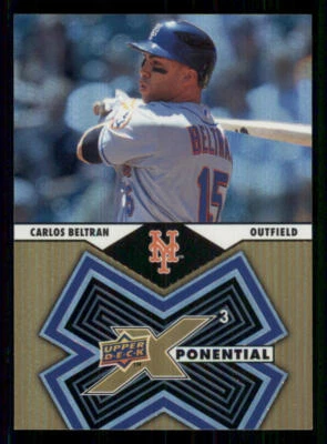 2009 Upper Deck X Xponential 3 #CB Carlos Beltran - Image 1 of 2