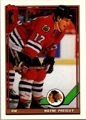 1991-92 Topps #385 Wayne Presley - Image 1 of 2