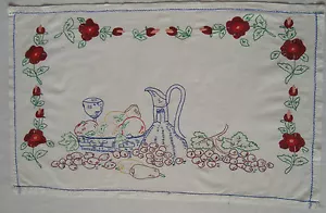 Wonderful Vintage Hand – Embroidered Tapestry Cross Switched Embroidery pattern - Picture 1 of 8