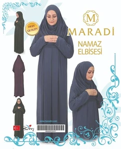 Tela de oración turca de calidad para damas abaya 1 pieza tamaño estándar con bufanda £40 - Imagen 1 de 11