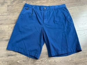 NWOT Mens Zara Shorts blue 10 inch inseam chino size 36 - Picture 1 of 10