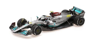 Minichamps 1:43 MERCEDES AMG W13 LEWIS HAMILTON 300TH GP 2ND PLACE FRANCE 2022 - Foto 1 di 3