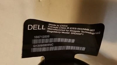Ref - SRD0SP1 Genuine OEM Dell USB For External Drive (26-9). - Image 1 of 3