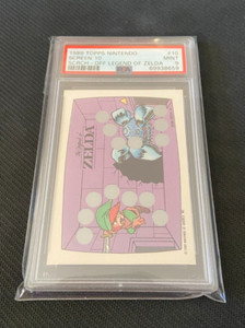 1989 Topps Nintendo PSA 9 - Scratch Off The Legend Of Zelda - Screen 10 - Link