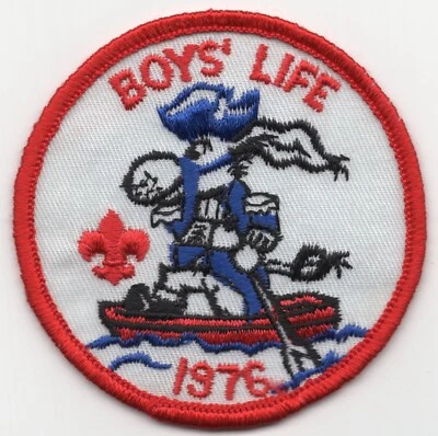 Vintage 1976 BOYS LIFE Boy Scouts of America Uniform Badge PATCH BSA Camp PEDRO - Image 1 of 2