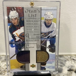 2001-02 Upper Deck Honor Roll Ilya Kovalchuk Jaromir Jagr /1000 - Picture 1 of 10