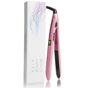Vland Pro Hair Straightener 1”Pink Flat Iron Nano Titanium Ion Plates Heats Fast - Picture 1 of 7