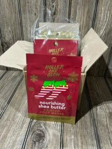 Case of 24 Holler and Glow Foot Masks Christmas Stocking Stuffers - Picture 1 of 4