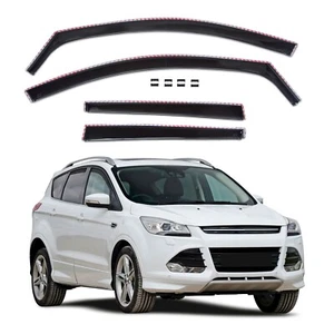 Windabweiser GP Regenabweiser Für Ford Kuga 2 2013-2019 4-Tlg Set Schwarz - Bild 1 von 8