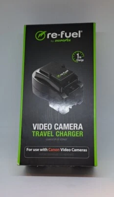 Cargador de viaje para cámara de video Re-Fuel by Digipower para usar con cámaras de video Canon Foto 1 de 3