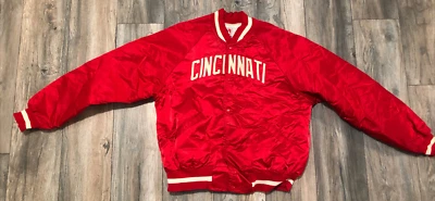 Vintage 90’s Starter Cincinnati Reds MLB Satin Jacket Men’s XL USA Red - Image 1 of 4