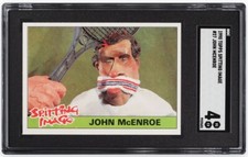 1990 TOPPS SPITTING IMAGE JOHN MCENROE #27 SGC 4 VGEX Tennis Rare