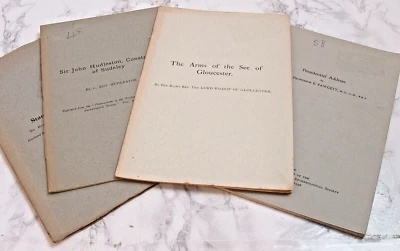 Bristol and Gloucestershire Archæoligical Society BGAS Booklets 1920s/30s - Image 1 of 4