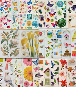 100+ Sticker Lot Theme Home Botanical Garden Seasonal Floral Art Arboretum Plant - Picture 1 of 21