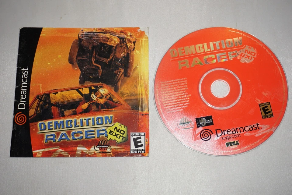 Demolition Racer (Sega Dreamcast) with Manual Tested - Image 1 of 1