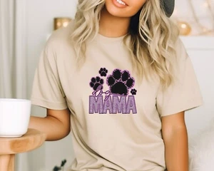 Hund Mama Shirt Fell Mama Hundeliebhaber Tee Tierliebhaber T-Shirt Pfote Shirt - Bild 1 von 10
