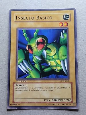 Insecto Basico - LDD-S008 - 1st Edition - Spanish - Yu-Gi-Oh-MP  - Image 1 of 2