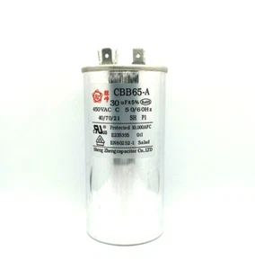 CBB65-A 30uF 450VAC 50/60Hz Air Conditioner Appliance Capacitor - Picture 1 of 4