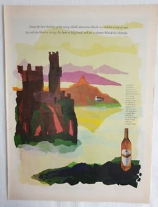 Grant's Stand Fast Scotch Whisky Art Print Ad 1959 Color orig Whiskey Scotland - Picture 1 of 1