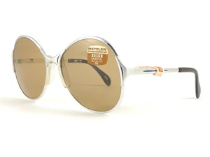 VINTAGE METZLER UMBRAMATIC BUTTERFLY 182 65 OVERSIZED WEST GERMANY SUNGLASSES - Picture 1 of 11