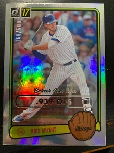2017 Donruss '83 Retro Variations Stat Line Career #RV5 Kris Bryant/500 - Picture 1 of 2