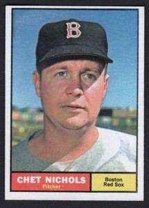 1961 Topps #301 Chet Nichols (ex-mt)
