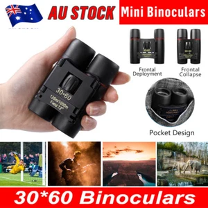 30x60 Small Compact Binoculars for Bird Watching Outdoor Hunting Travel Hiking - Picture 1 of 12