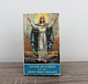 Divinos Misterios del Santísimo Rosario 1973 - 1ª Ed. Raro católico vintage - Imagen 1 de 8