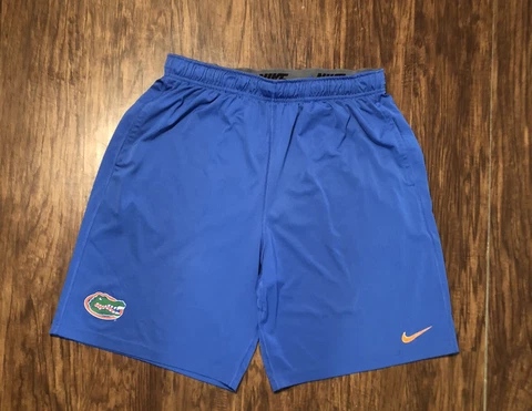 Florida Gators Nike Dri Fit Gym Shorts Adult Large Blue Football NCAA UF Cover