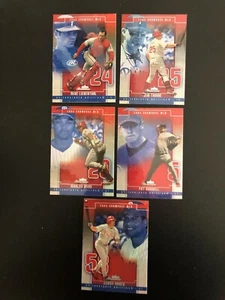 PHILLIES 5-CARD LOT 2004 FLEER SHOWCASE-ABREU/THOME/BURRELL/BYRD/+++ - Picture 1 of 2