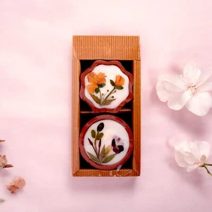 Natural Handmade Decorative Scented Soya Wax Diya Gift Aroma Luxury Hand Poured - Picture 1 of 50