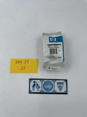 HP 57 Black Tri-Color Ink Cartridge C6657A OEM NEW Sealed Free Shipping - Image 1 of 3