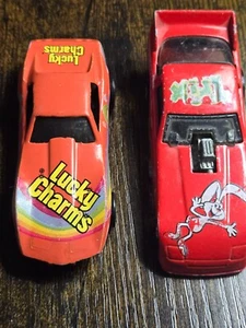 VTG 1975 Lucky Charms & 1977 Trix Die-Cast Hot Wheels Cars Promotional Cereal - Picture 1 of 7