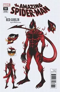 Amazing Spider-Man #797 Ed McGuinness 1:10 Red Goblin Design Variant Marvel 2018 - Picture 1 of 1