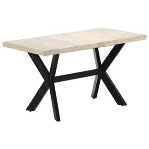 Dining Table Solid Bleached Mango Wood - Picture 1 of 9