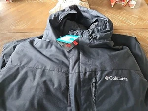 Columbia Men’s 4xt Whirlibird IV Interchange Jacket Omni-tech Black/gray - Picture 1 of 7