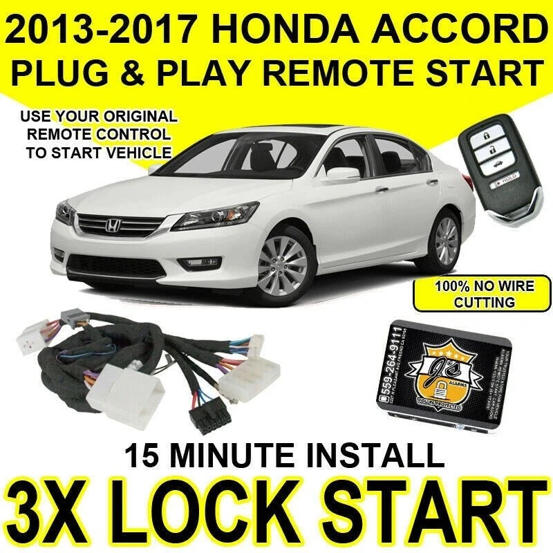 Arranque remoto Js Alarms Plug & Play para Honda Accord 13-17 PUSH TO START HO10 Foto 1 de 1