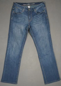 WE03423 AWESOME **PAPER DENIM & CLOTH** STRAIGHT LEG FIT WOMENS BLUE JEANS sz28 - Picture 1 of 6
