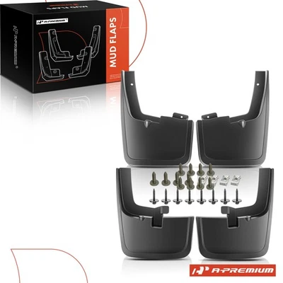 4x guardabarros protector contra salpicaduras para Ford F-150 2015-2020 con guardabarros delantero y trasero Foto 1 de 4