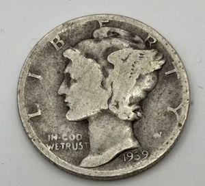 1939 Mercury Dime - Picture 1 of 4