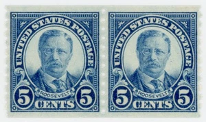 US #602 Coil Pair | Mint NH | Very Fine/ Extra Fine - Picture 1 of 2