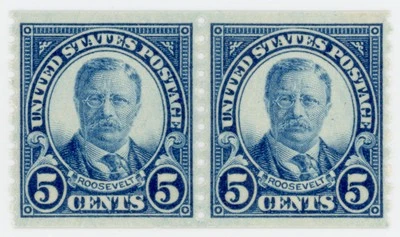 US #602 Coil Pair | Mint NH | Very Fine/ Extra Fine - Image 1 of 2
