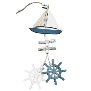 Marine Stil Holz Anhänger Ozean Wind Handwerk klein innovatives Zubehör1610 - Bild 1 von 13