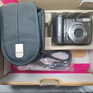 Canon PowerShot A590 IS 8,0 MP testata con custodia fotocamera e altro  - Foto 1 di 12