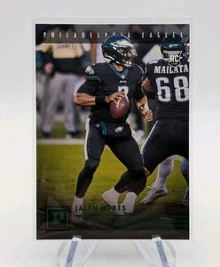 Jalen Hurts 2020 Panini Chronicles Football Green Teal Foil RC #PA-5 Eagles - Bild 1 von 2