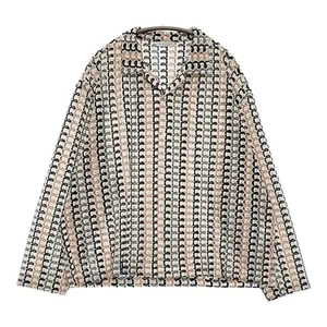 JOURNAL STANDARD Abstract Lace Shirt M Long sleeve shirt white 5-0902M♪ - Picture 1 of 7
