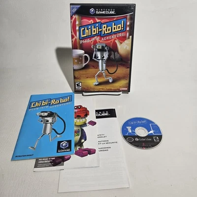 Chibi-Robo (Nintendo GameCube, 2006) Complete CIB Tested Clean! - Image 1 of 4