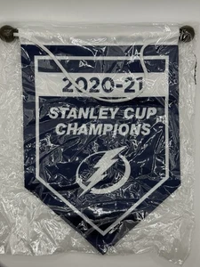 Mini banner Tampa Bay Lightning 2020-2021 Stanley Cup Champions - gioco omaggio - Foto 1 di 2