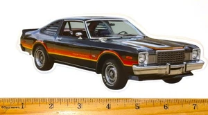 1978 Plymouth Volare ROAD RUNNER Black Full Color Die Cut Vinyl Decal Sticker - Picture 1 of 1