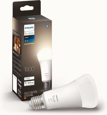 Philips Hue White Smart Light Bulb 100W - 1600 Lumen [E27] - Image 1 of 4